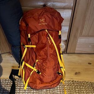 Arc'teryx Men's Rust and Yellow Backpack